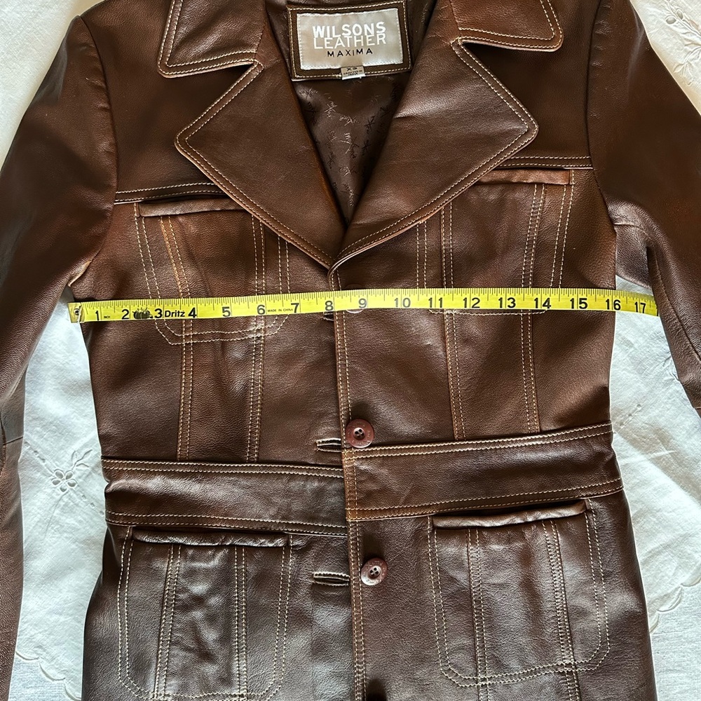 Wilsons Leather Dark Brown Jacket - Picture 6 of 7